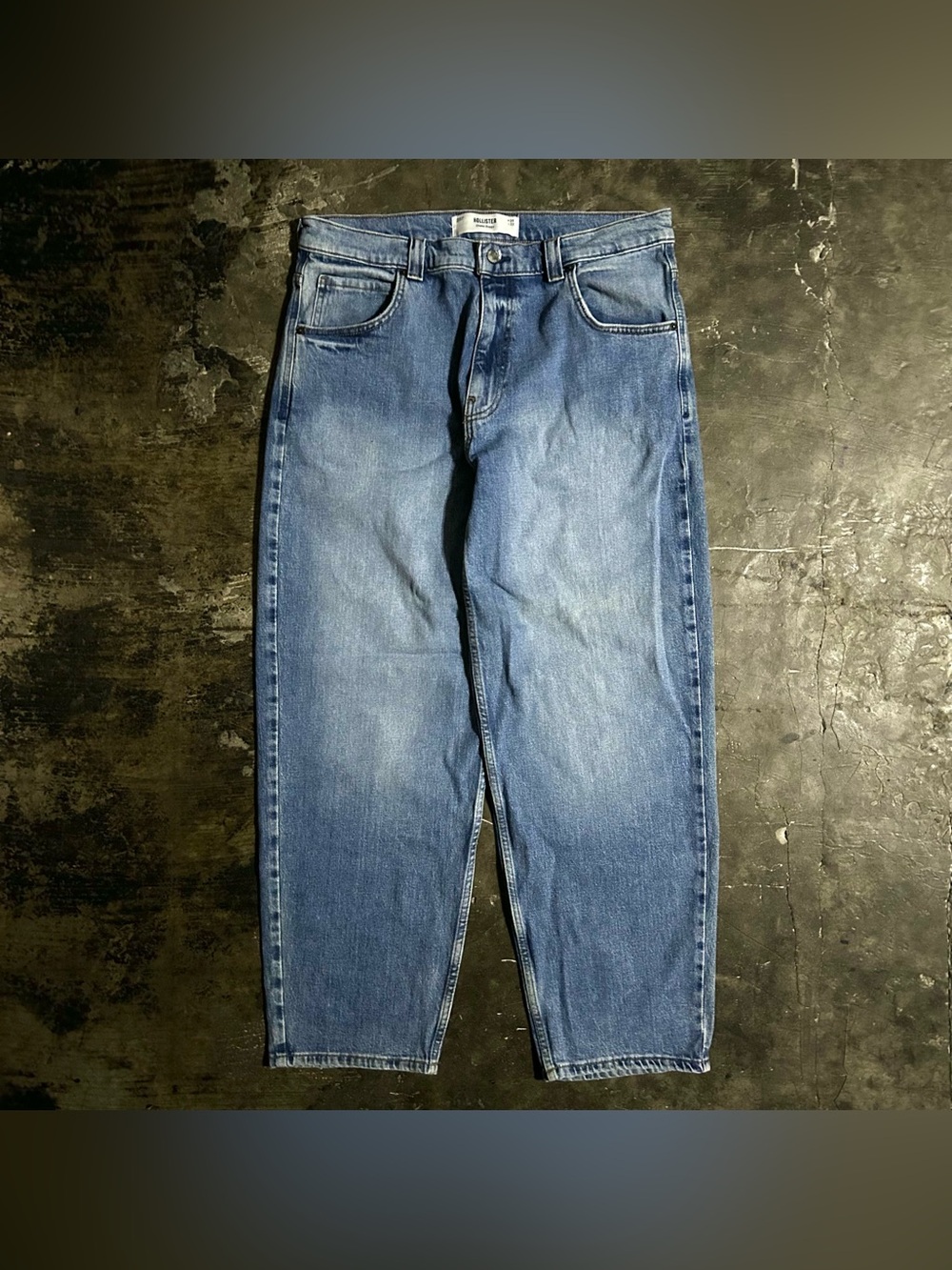 SIZE 34 Hollister Co. blue skater baggy denim jeans